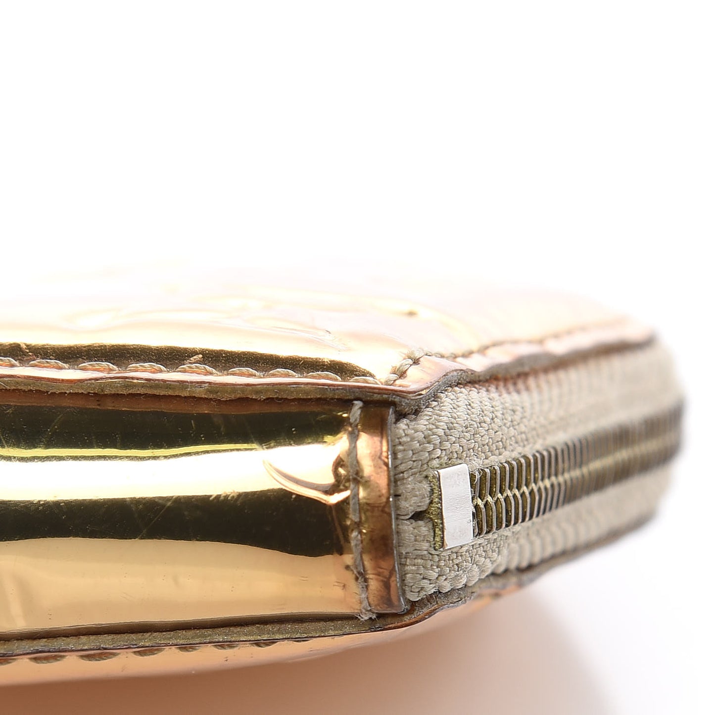 Monogram Miroir Heart Coin Purse Gold