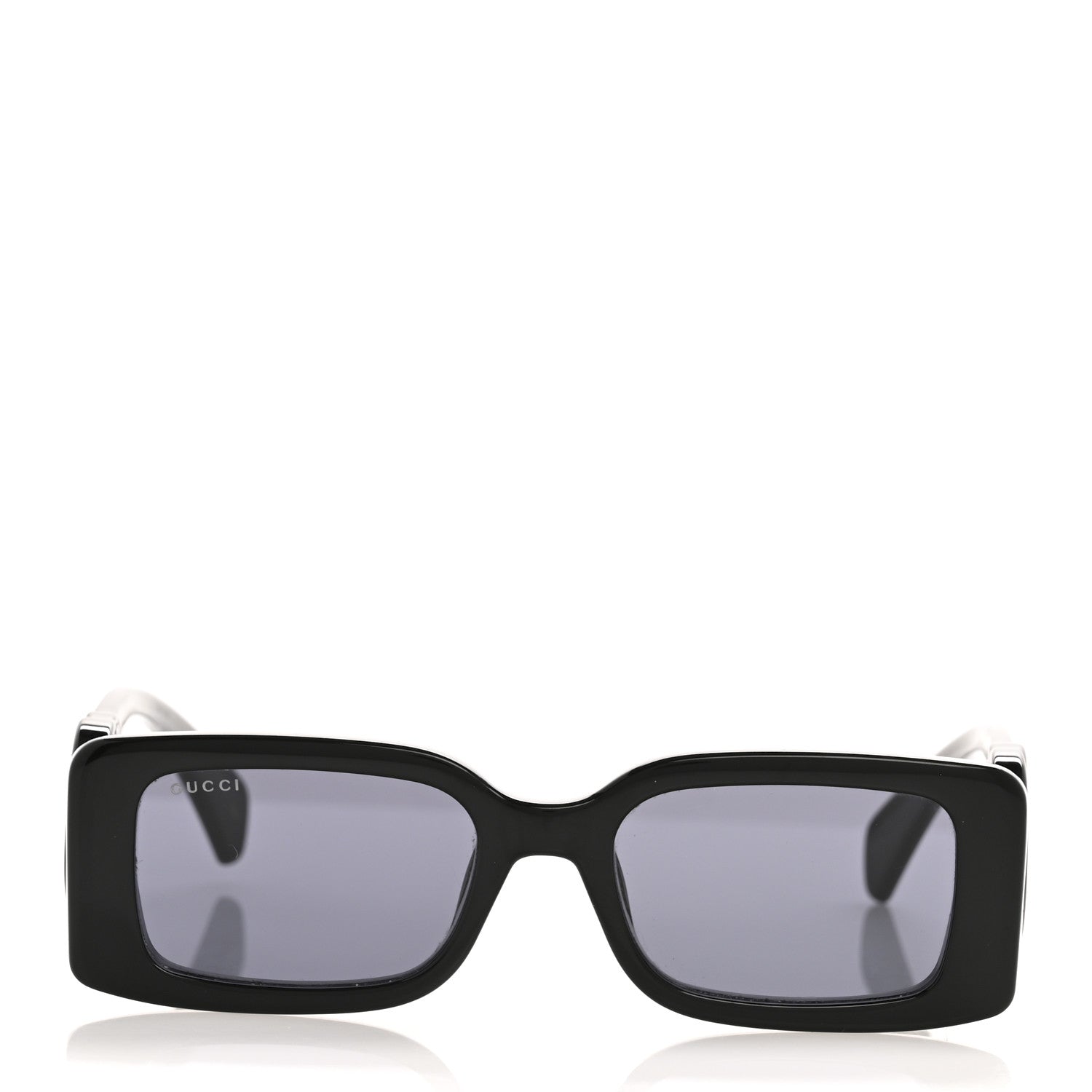 Gucci Acetate Chaise Rectangle Frame Sunglasses GG1325S Black 2 of 8