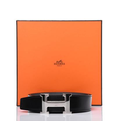 Hermes Box Togo 32mm H Belt 80 Black Etain 7 of 7