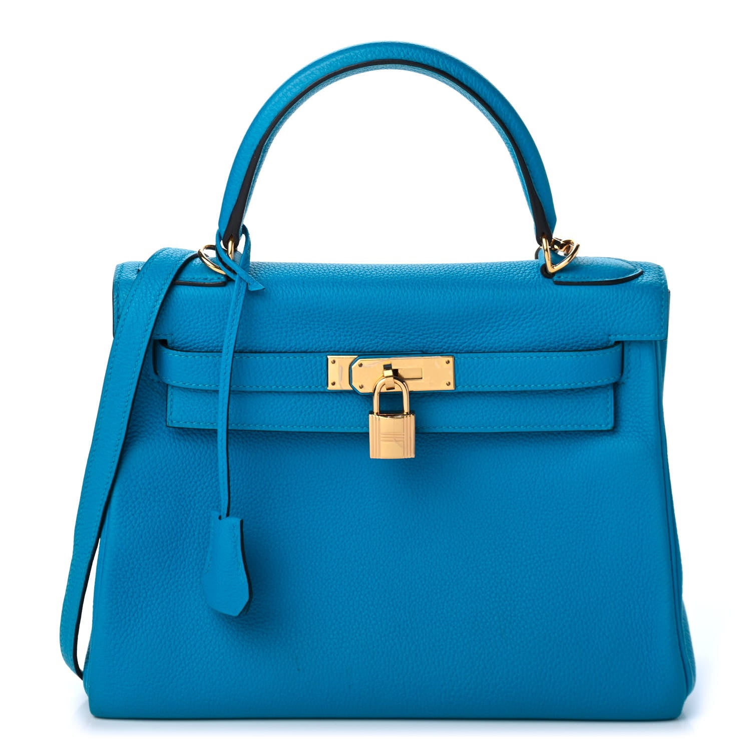 Hermes Togo Kelly Retourne 28 Bleu Zanzibar 1 of 10