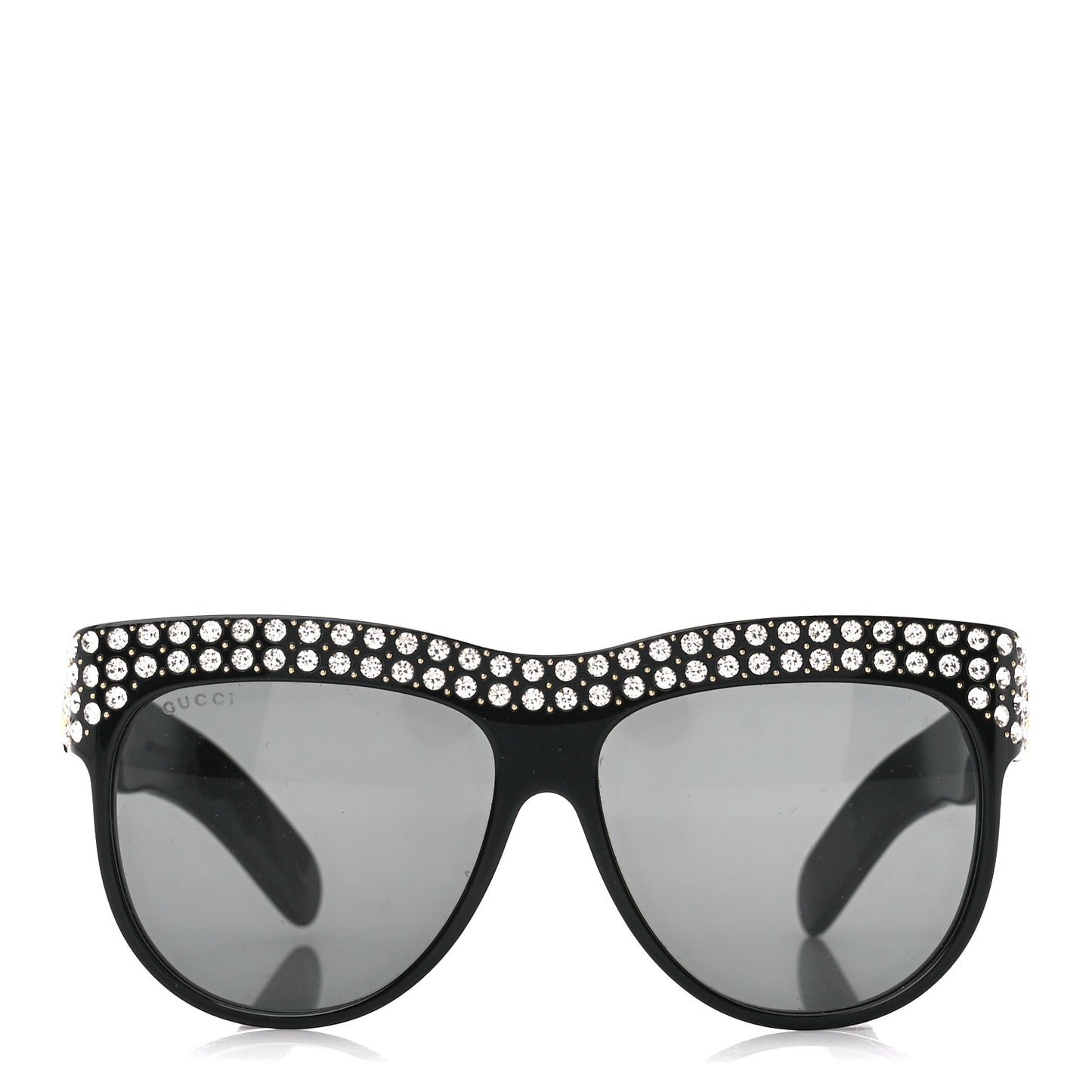 Acetate Crystal Sunglasses GG0147S Black