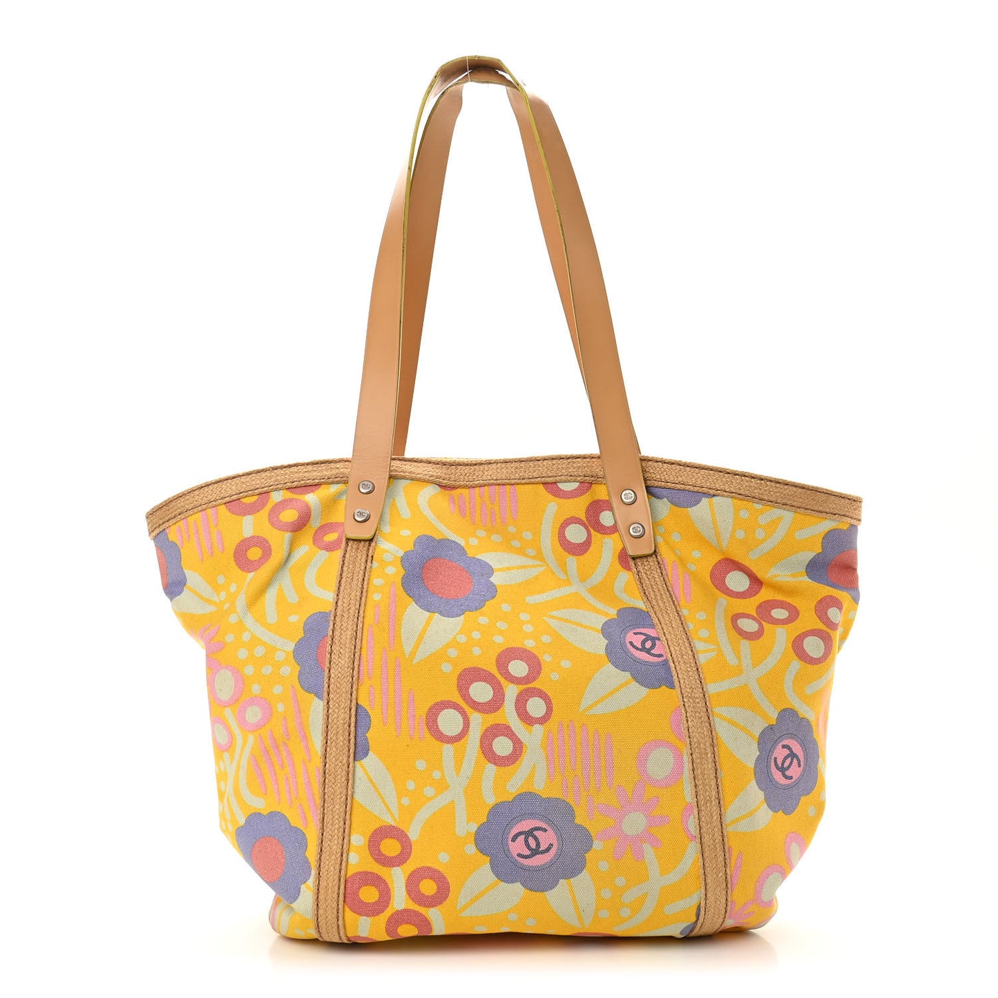 Canvas Printed Tote Multicolor