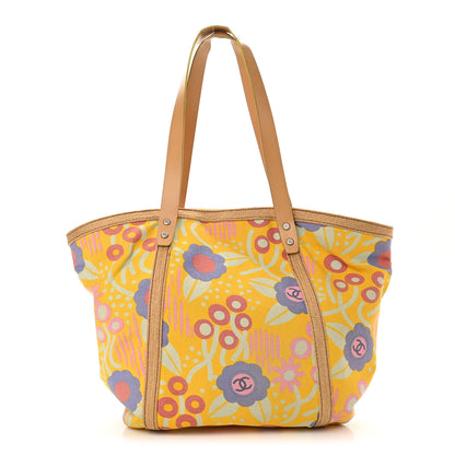 Chanel Canvas Printed Tote Multicolor 1 of 12