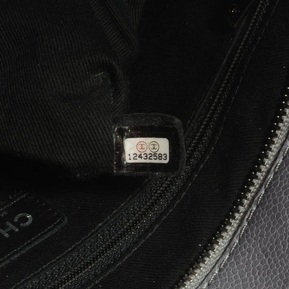 Chanel Caviar Large CC Tuck Tote Grey 7 of 7