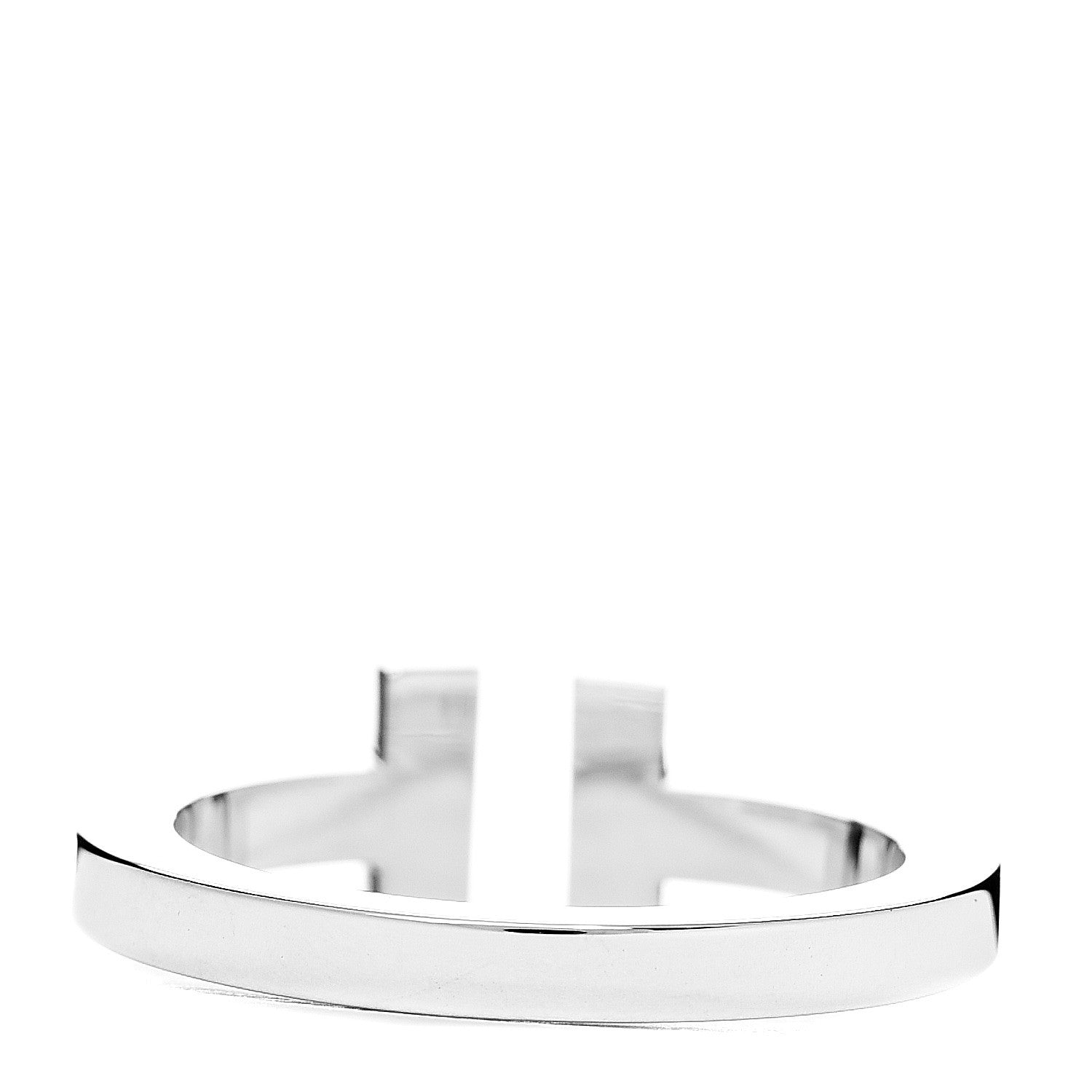 Tiffany Sterling Silver T Square Ring 56 7.5 3 of 4