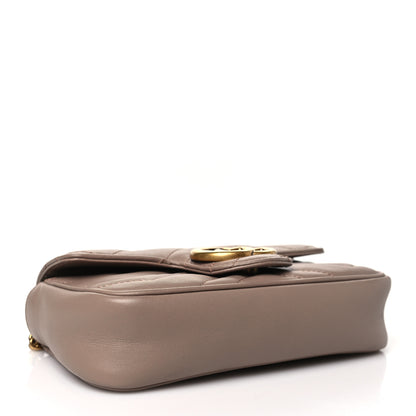 Gucci Calfskin Matelasse Super Mini GG Marmont Shoulder Bag Porcelain Rose 4 of 10