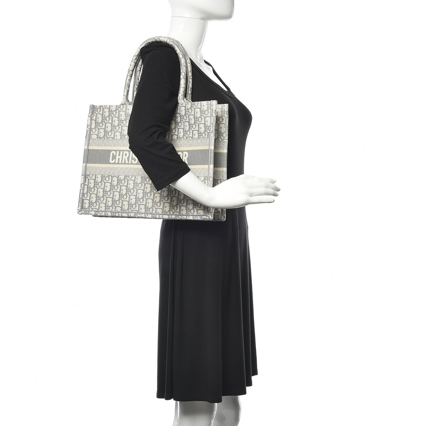 Oblique Medium Book Tote Grey