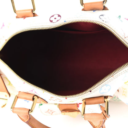 Louis Vuitton Monogram Multicolor Speedy 30 White 4 of 11