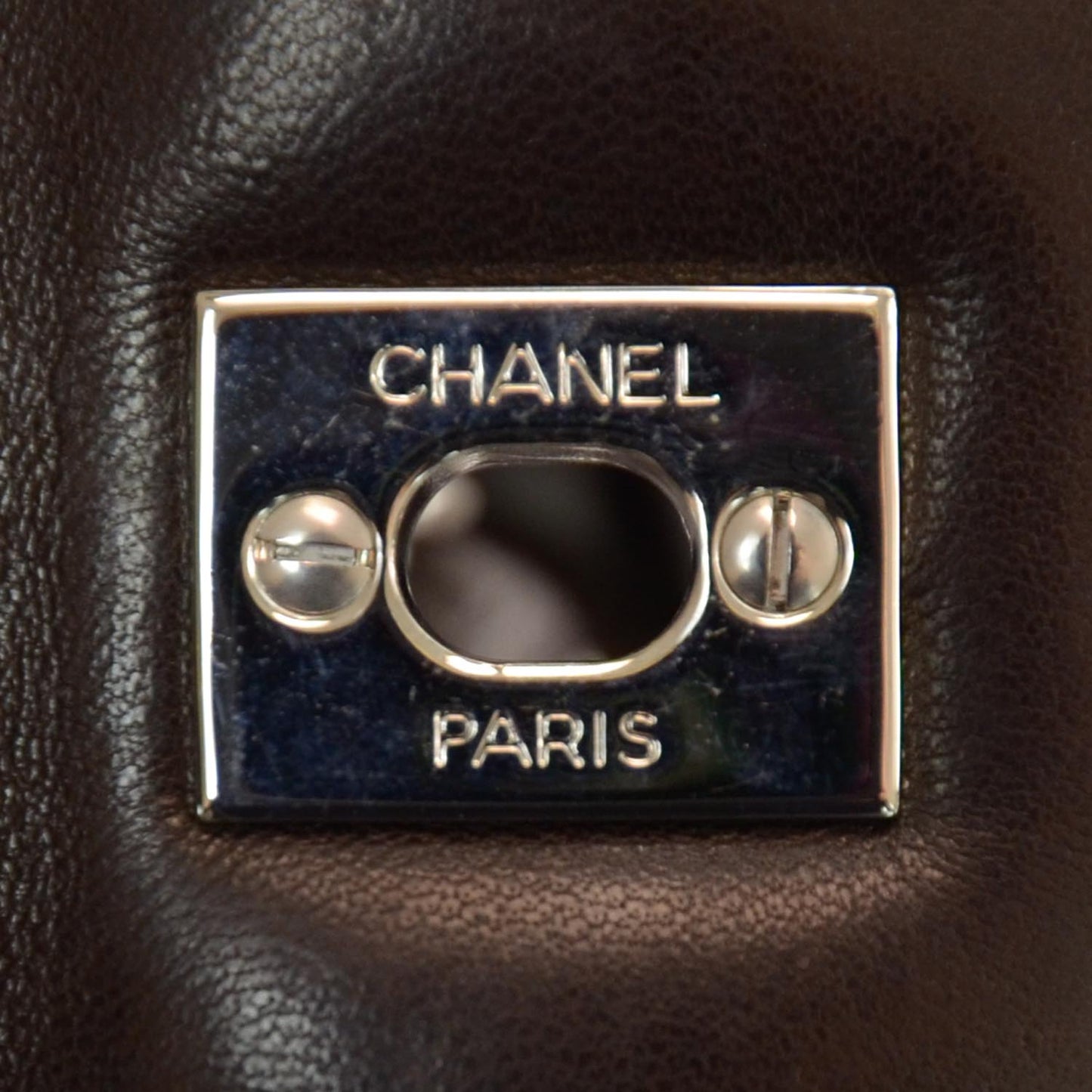 Lambskin Jumbo Single Flap Brown