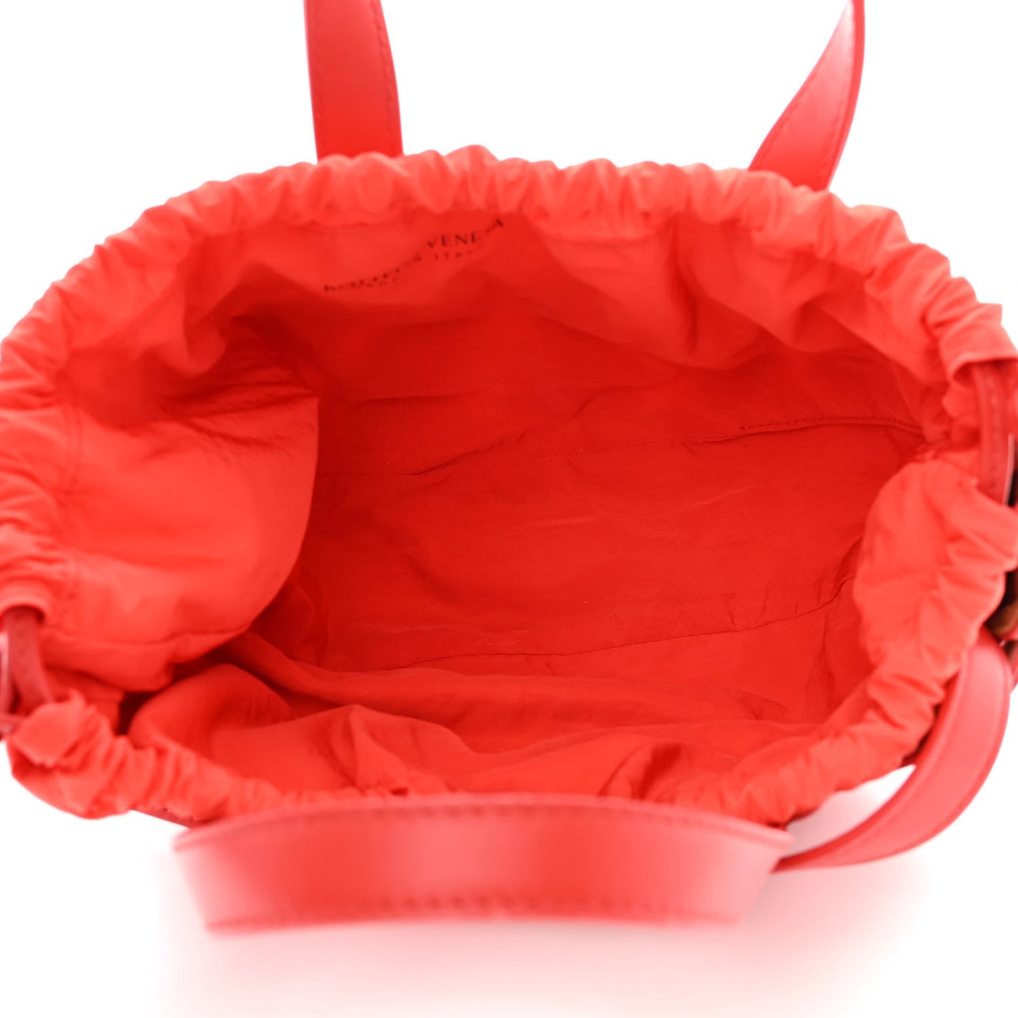 French Calfskin Small Shell Bag Chili Tomato