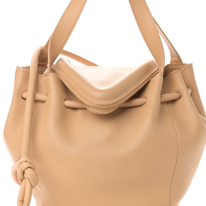 Bottega Veneta Calfskin Small Beak Tote Almond 9 of 13