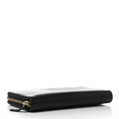 Gucci Dollar Calfskin GG Zip Around Wallet Black 4 of 8