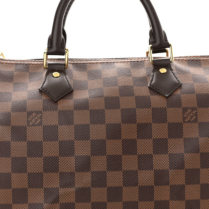 Louis Vuitton Damier Ebene Speedy Bandouliere 30 7 of 9