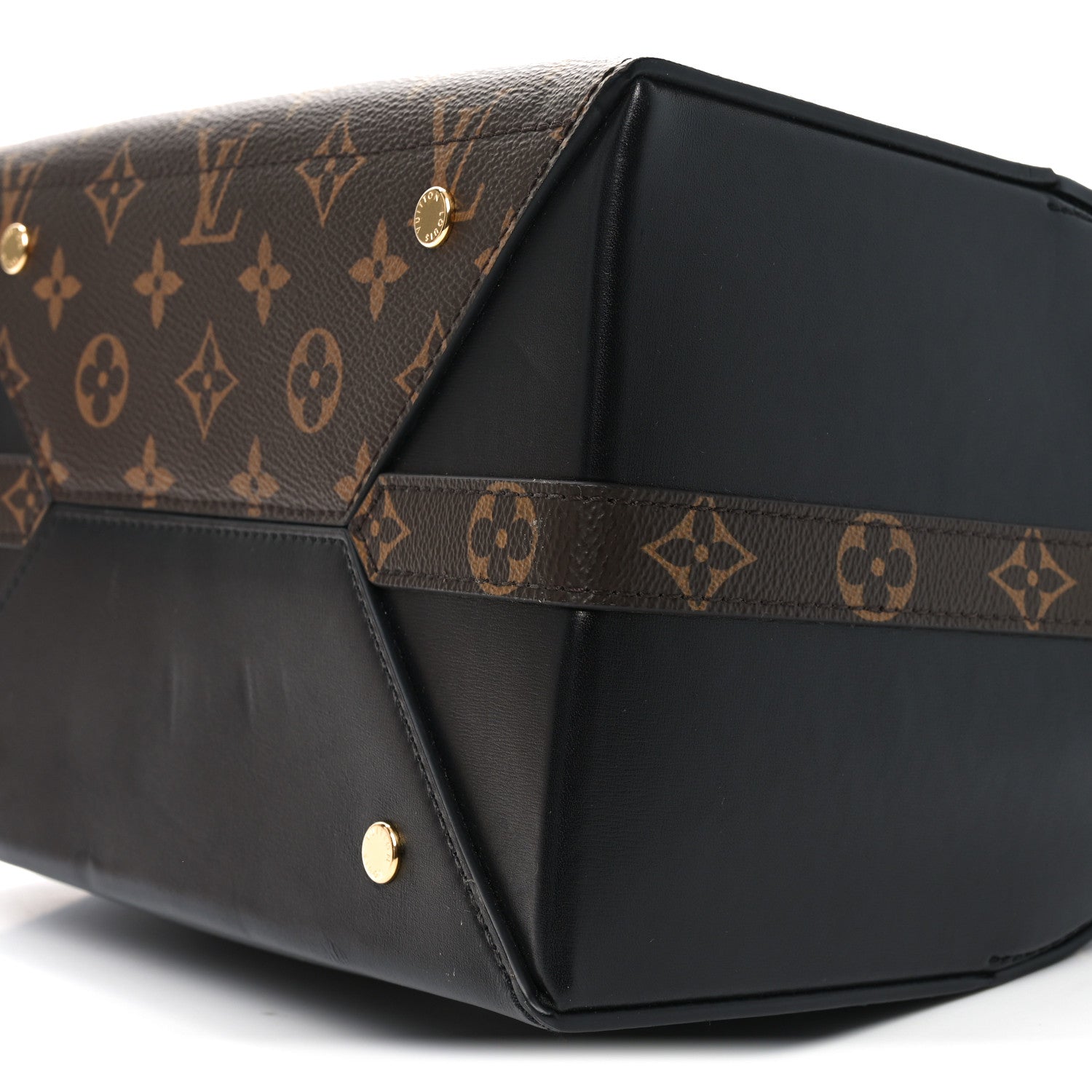 Louis Vuitton Calfskin Monogram Speedy Doctor 25 Black 1757749