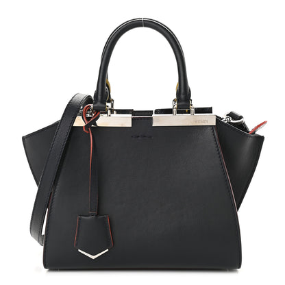 Fendi Vitello Dolce Mini 3jours Tote Blue Notte 1 of 8