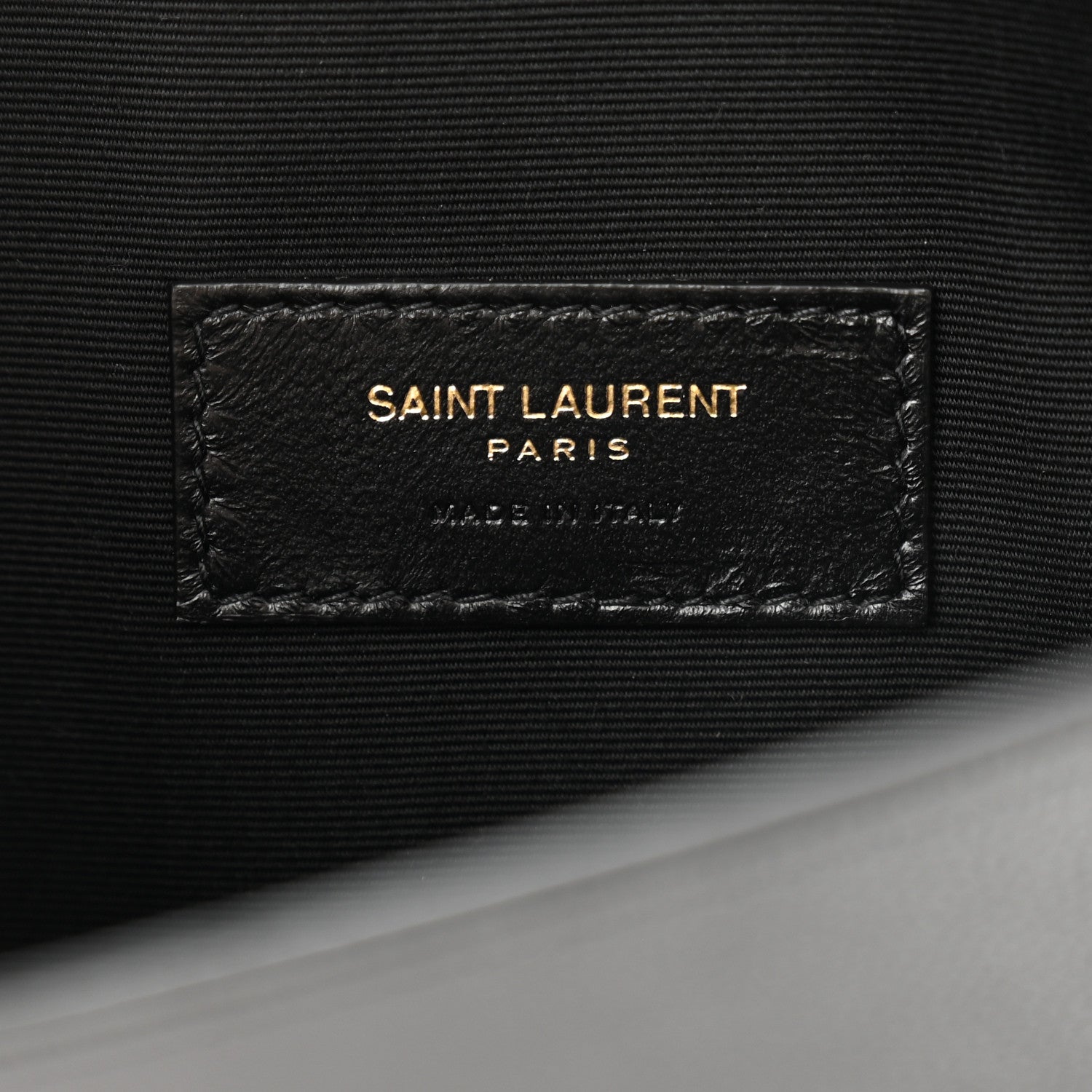 Saint Laurent Grain De Poudre Uptown Pouch Black 6 of 8