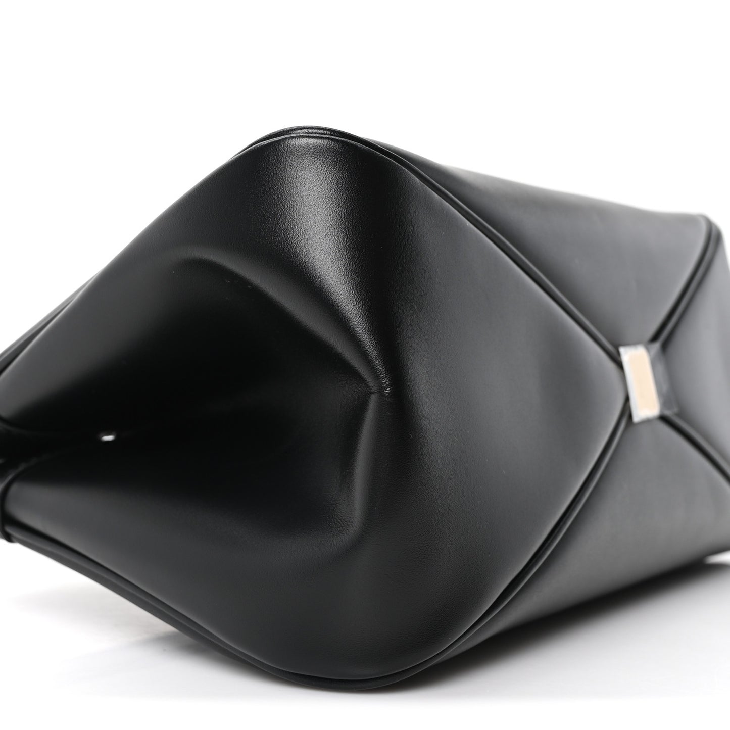 Calfskin Medium Key Shoulder Bag Black