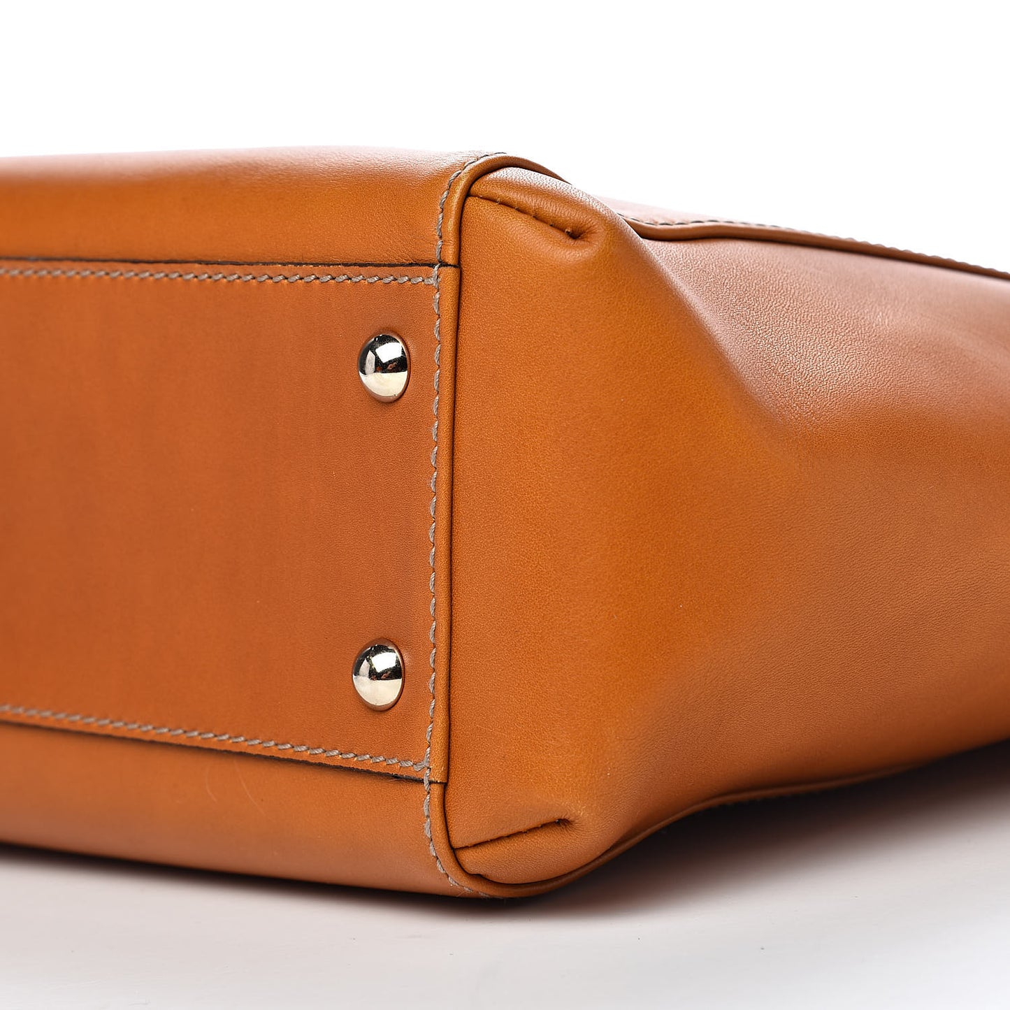 Calfskin Tote Orange