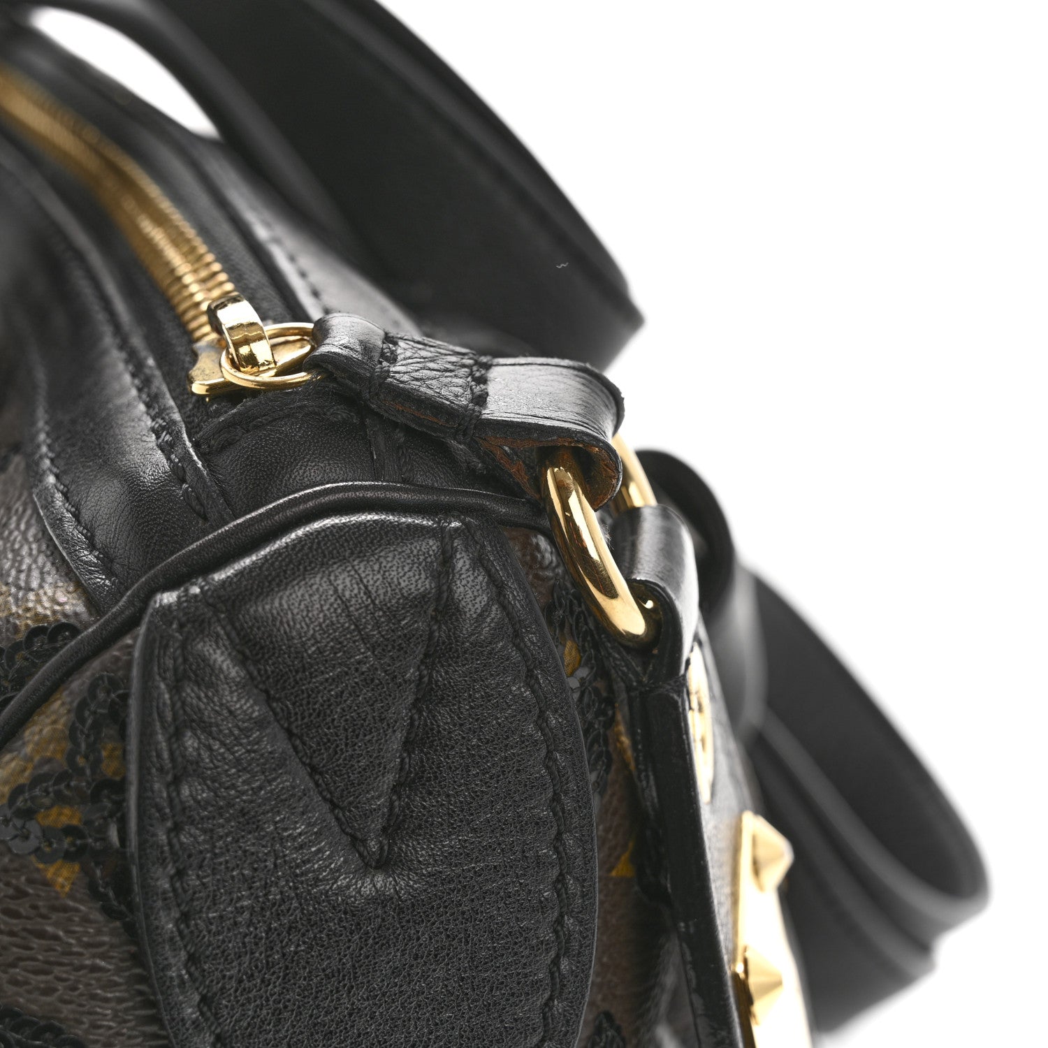 Louis Vuitton Monogram Sequins Eclipse Speedy 28 Black 13 of 18