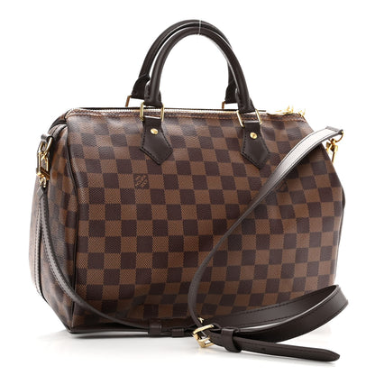 Louis Vuitton Damier Ebene Speedy Bandouliere 30 3 of 9