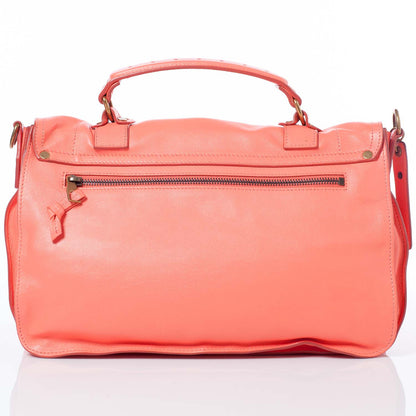 Proenza Schouler Lambskin PS1 Medium Satchel Neon Coral 4 of 11