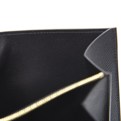 Hermes Epsom Constance Compact Passant Wallet Black 8 of 9