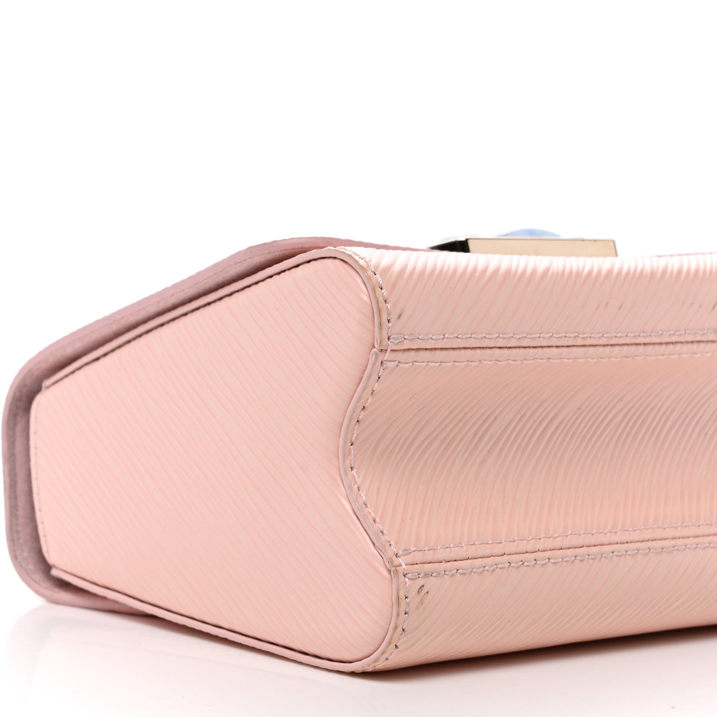 Epi Moonstone Twist Shoulder Bag PM Rose Jasmine