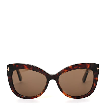 Tom Ford Acetate Alistair Cat Eye Sunglasses TF524 Tortoise 2 of 8