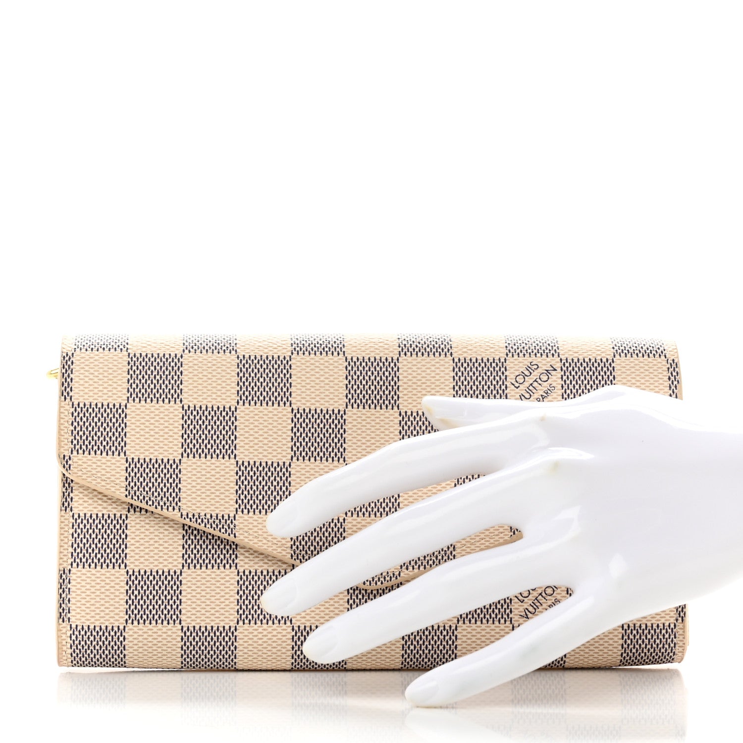Louis Vuitton Damier Azur Sarah Wallet NM 2 of 8