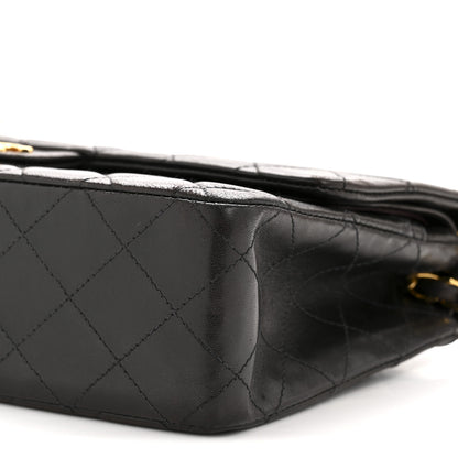Chanel Lambskin Quilted Medium Double Flap Black 11 of 15