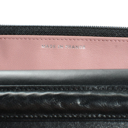 Chanel Lambskin Camelia Wallet on Chain Black 8 of 9