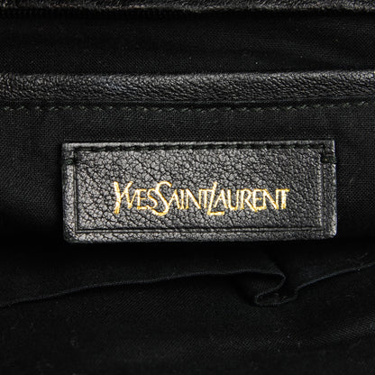 Saint Laurent Sheepskin Large Cabas ChYc Black 6 of 7