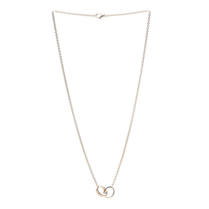 Cartier 18K Pink Gold Interlocking LOVE Necklace 3 of 7