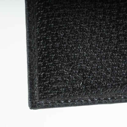 Gucci Monogram Horsebit French Flap Wallet Black 6 of 7