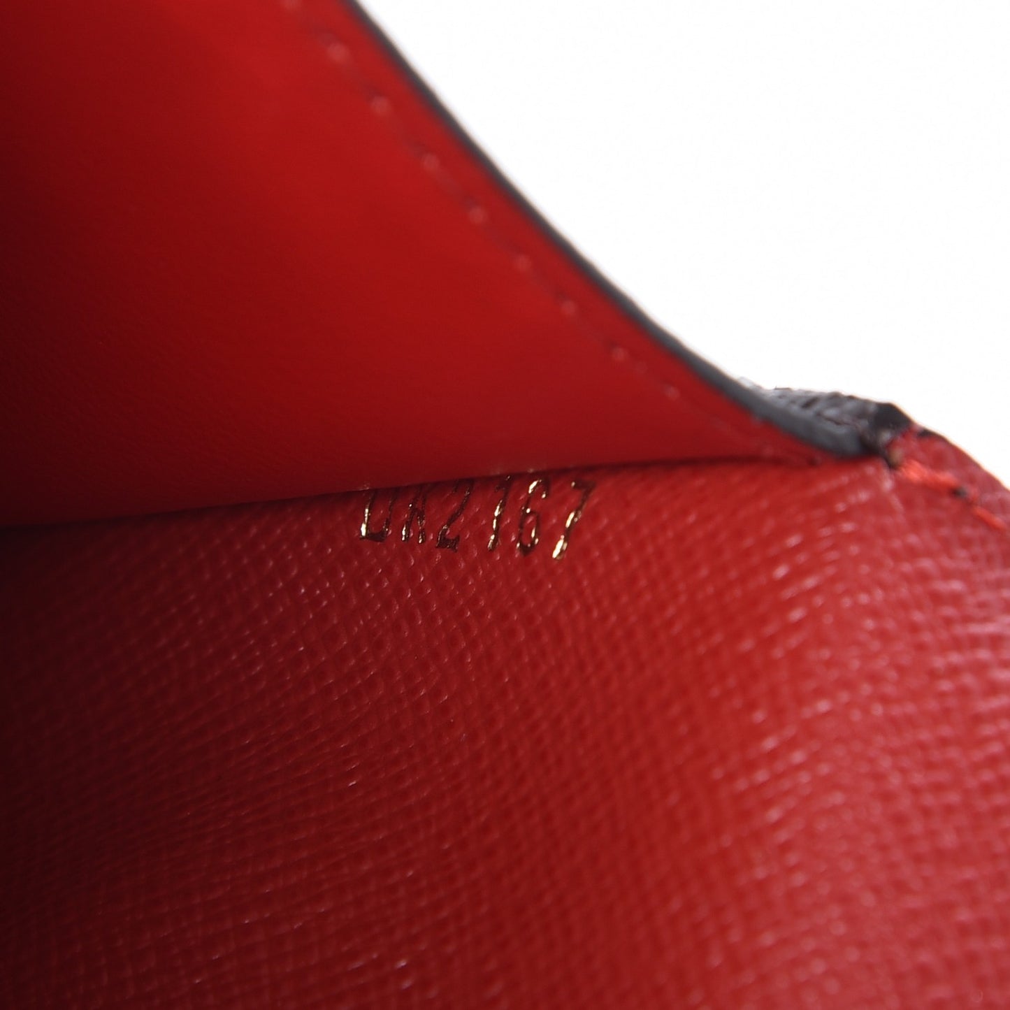 Monogram Daily Organizer Envelope Insert Red