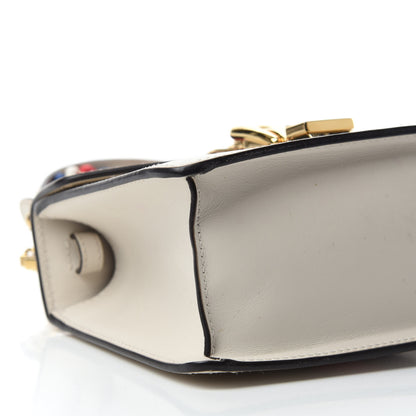 Gucci Calfskin Mini Sylvie Top Handle Bag White 6 of 15