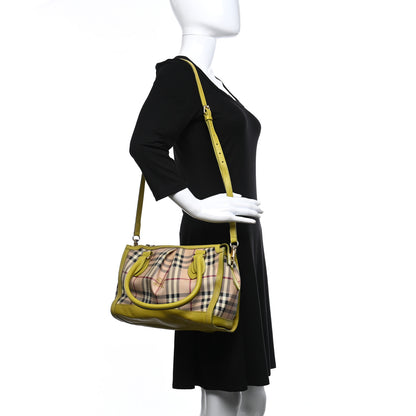 Burberry Haymarket Check Crossbody Bag Yellow 2 of 10