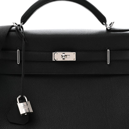 Hermes Togo Maxi Kelly Retourne 42 Black 8 of 11