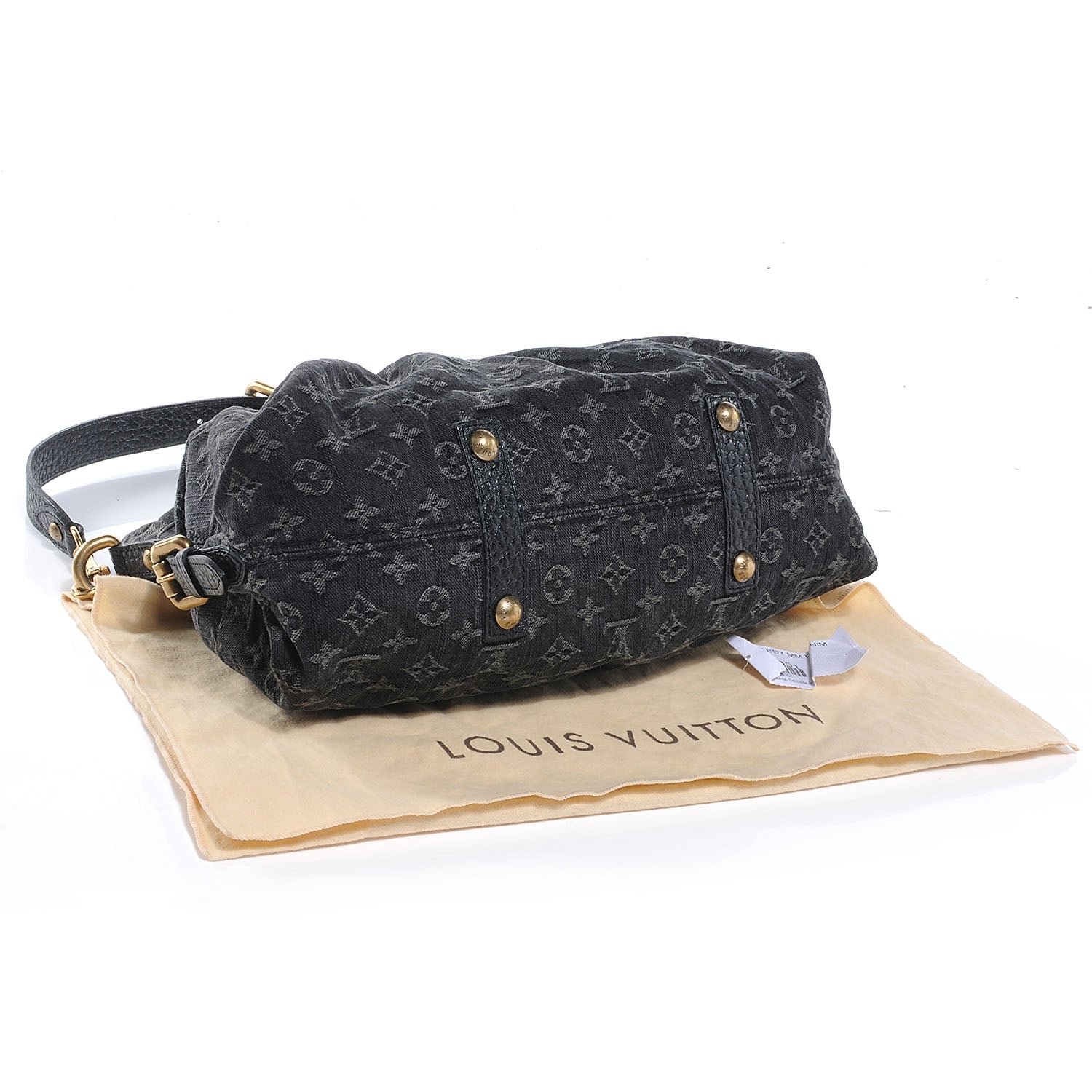 Louis Vuitton Denim Neo Cabby MM Black 4 of 8
