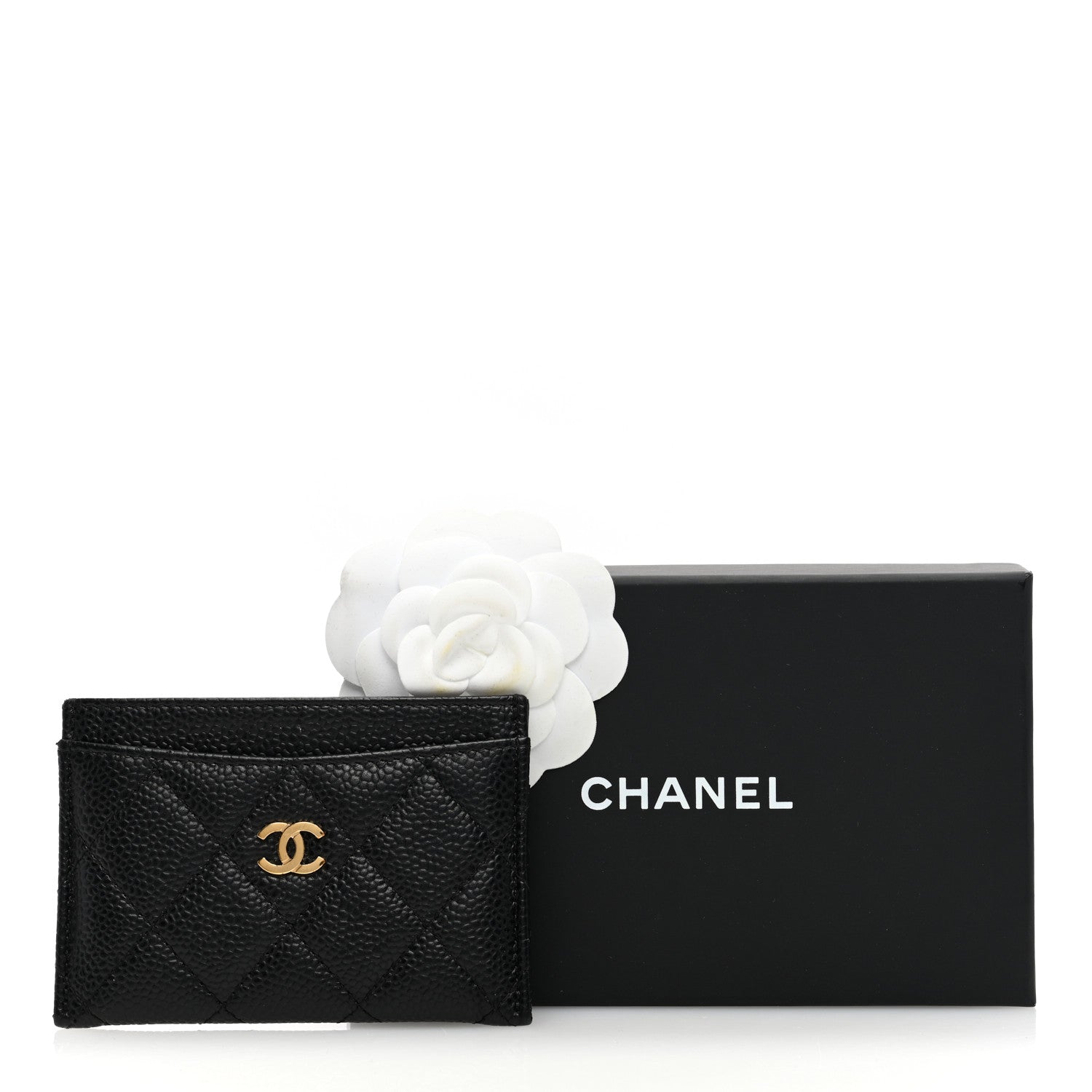 Chanel Caviar Quilted Card Holder Black 7 of 8