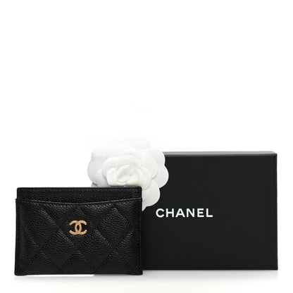 Chanel Caviar Quilted Card Holder Black 7 of 8