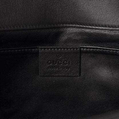 Gucci Calfskin Crystal GG Sparkling Clutch Black 8 of 10
