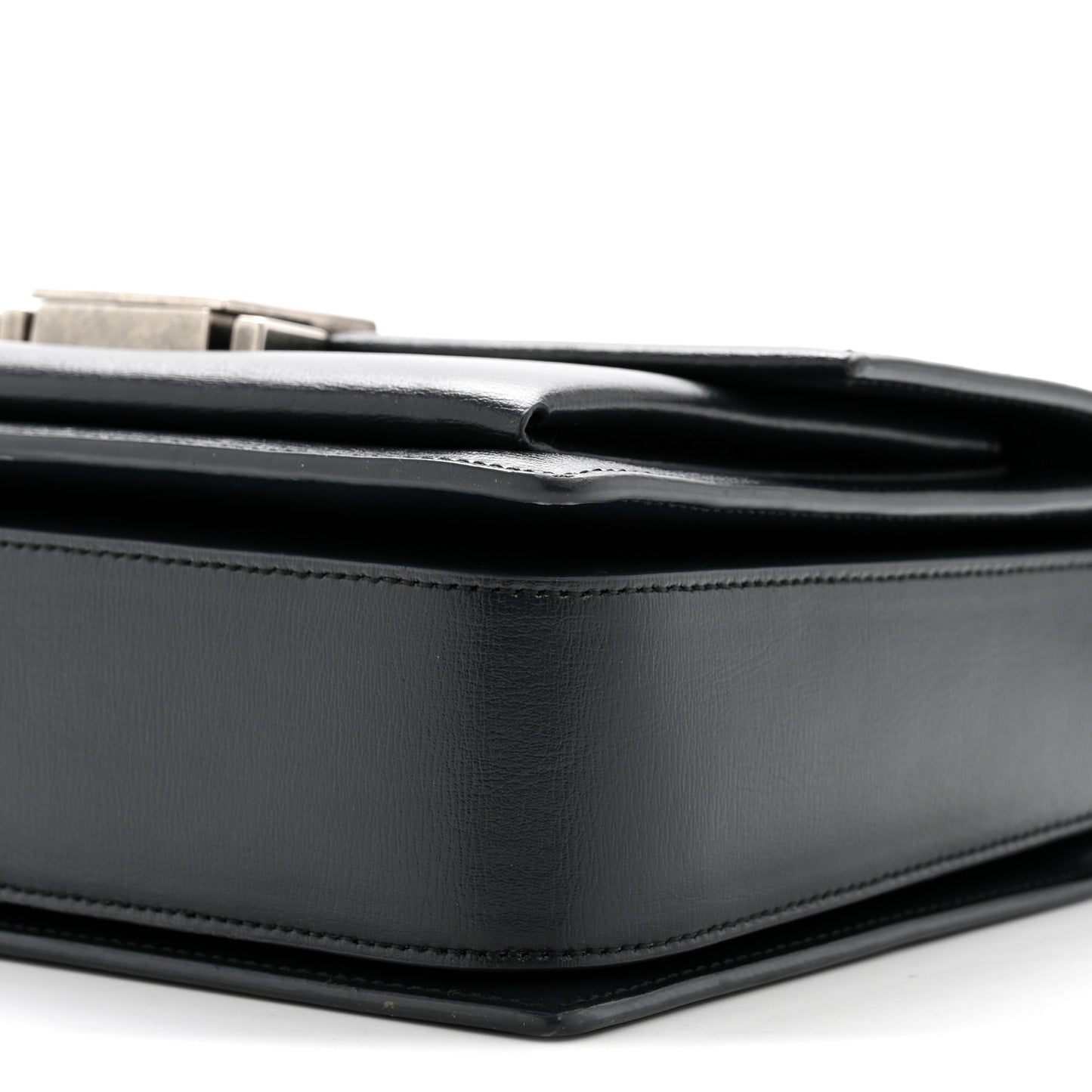 Calfskin Medium Bellechasse Satchel Navy