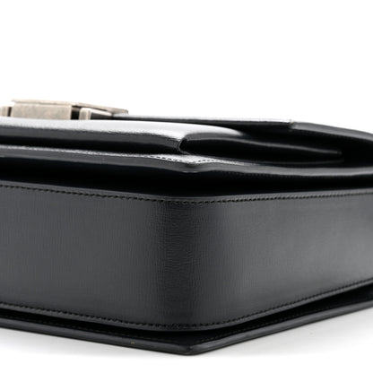 Saint Laurent Calfskin Medium Bellechasse Satchel Navy 10 of 14