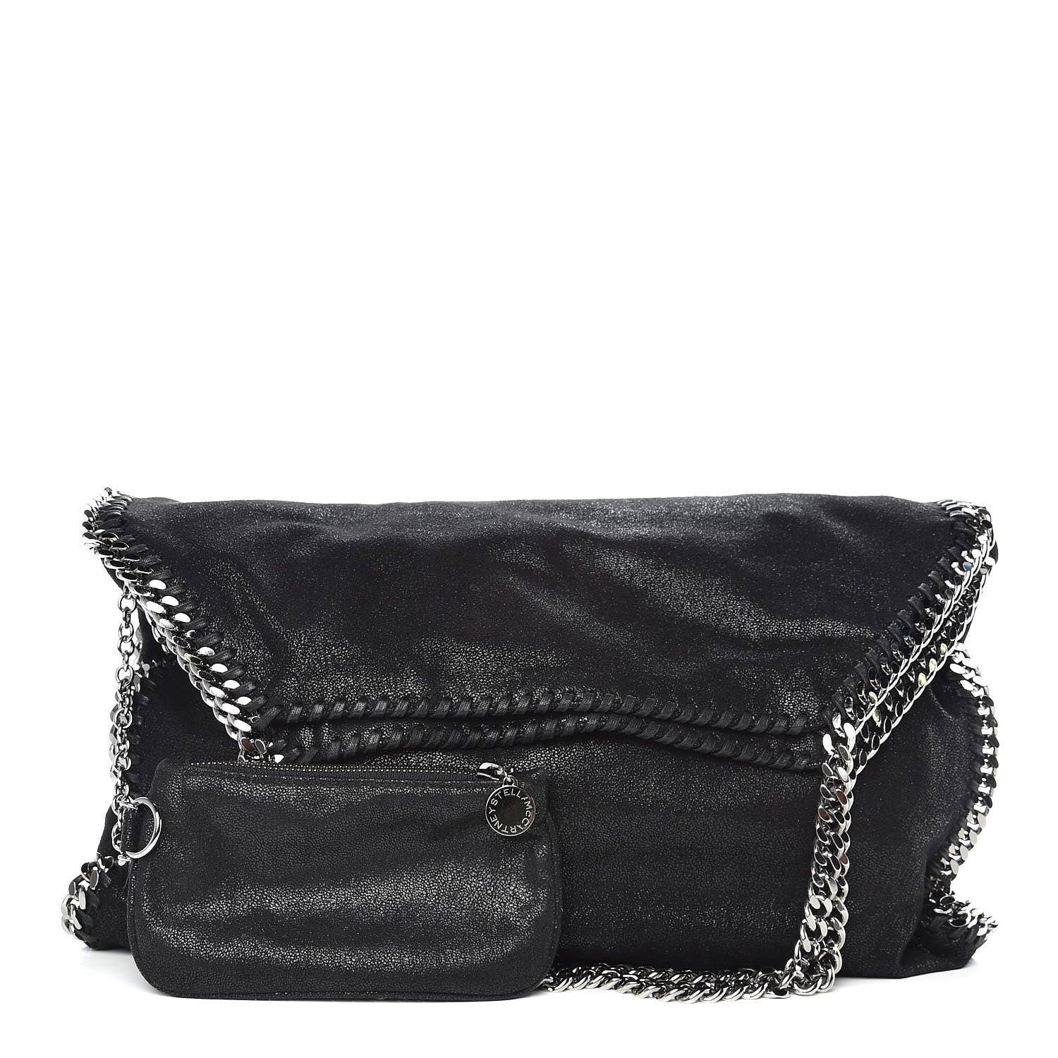 Stella McCartney Shaggy Deer Big Falabella Tote Black 1 of 10