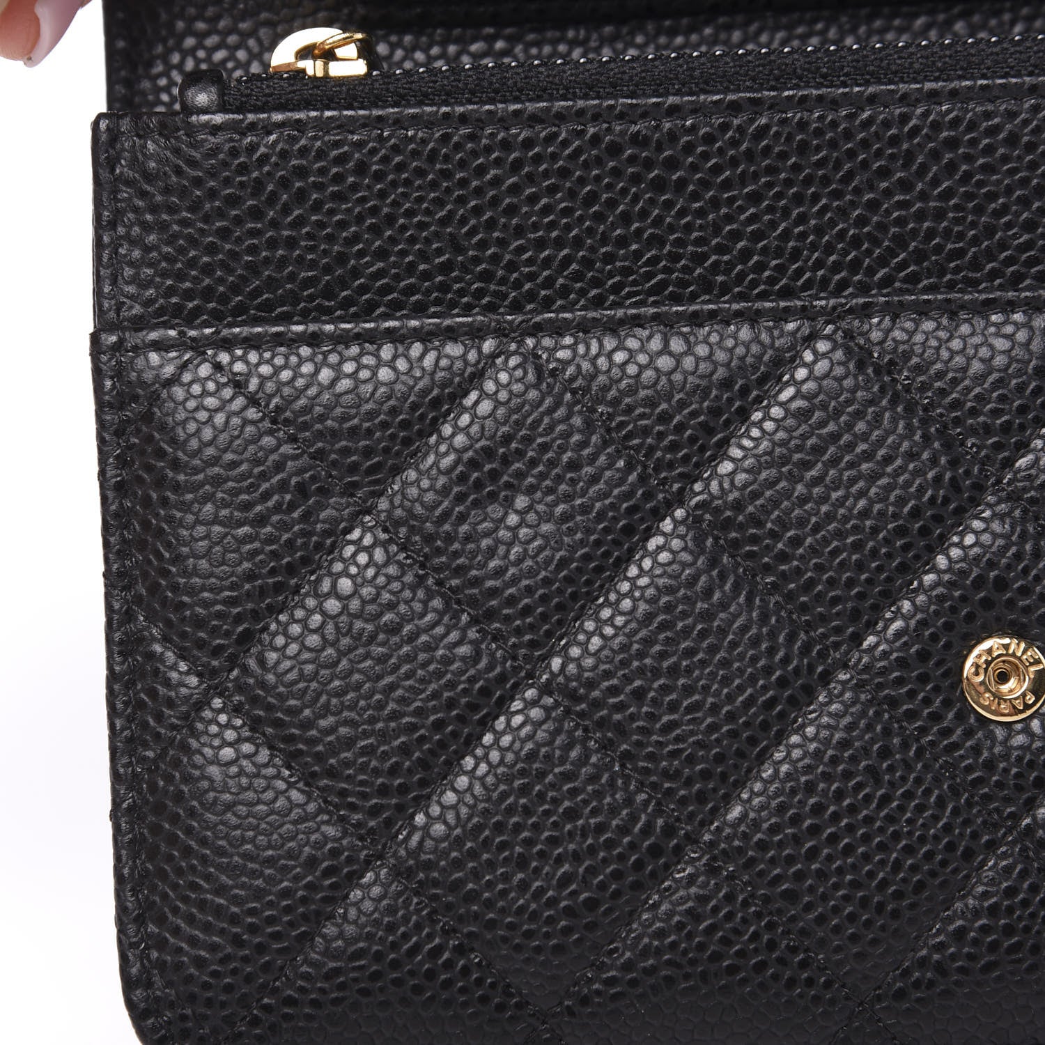 Chanel Caviar Quilted Wallet On Chain WOC Black 8 of 11