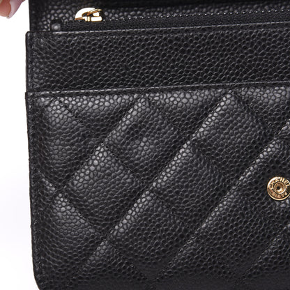 Chanel Caviar Quilted Wallet On Chain WOC Black 8 of 11