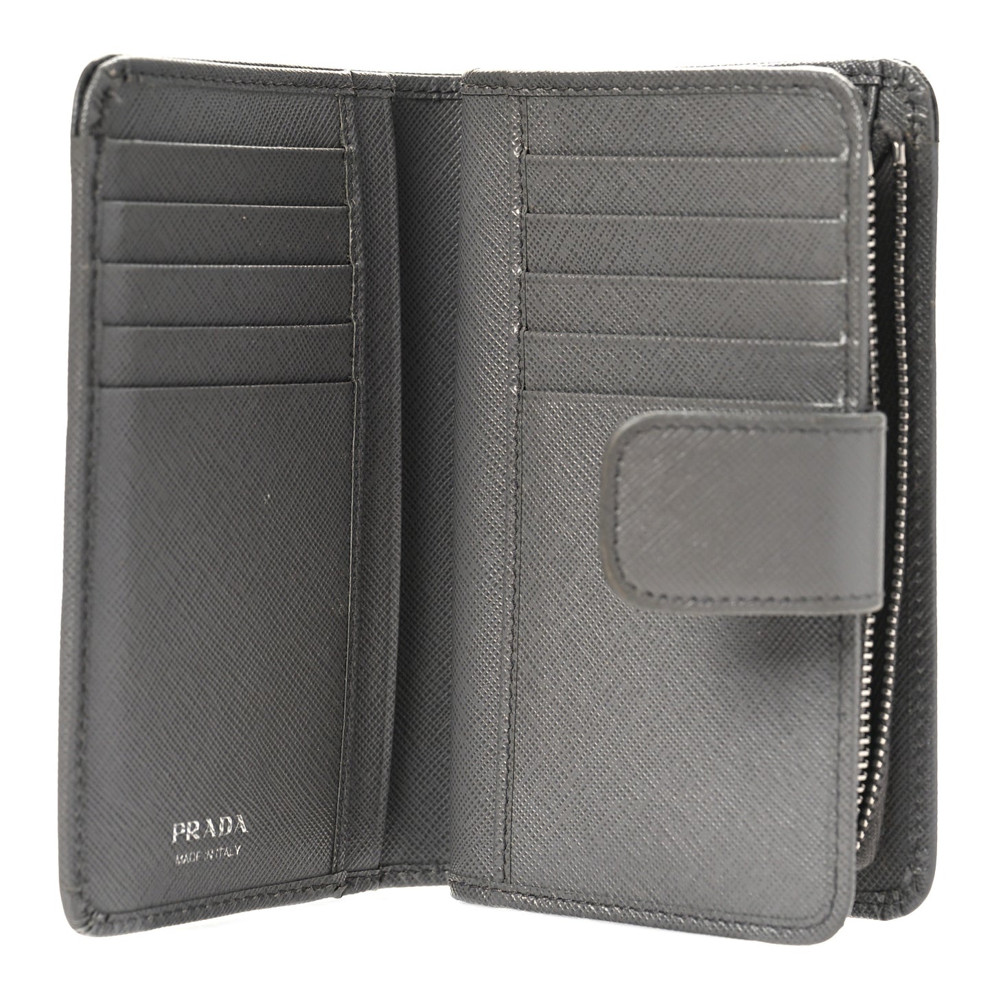 Saffiano Metal Compact Wallet Marmo