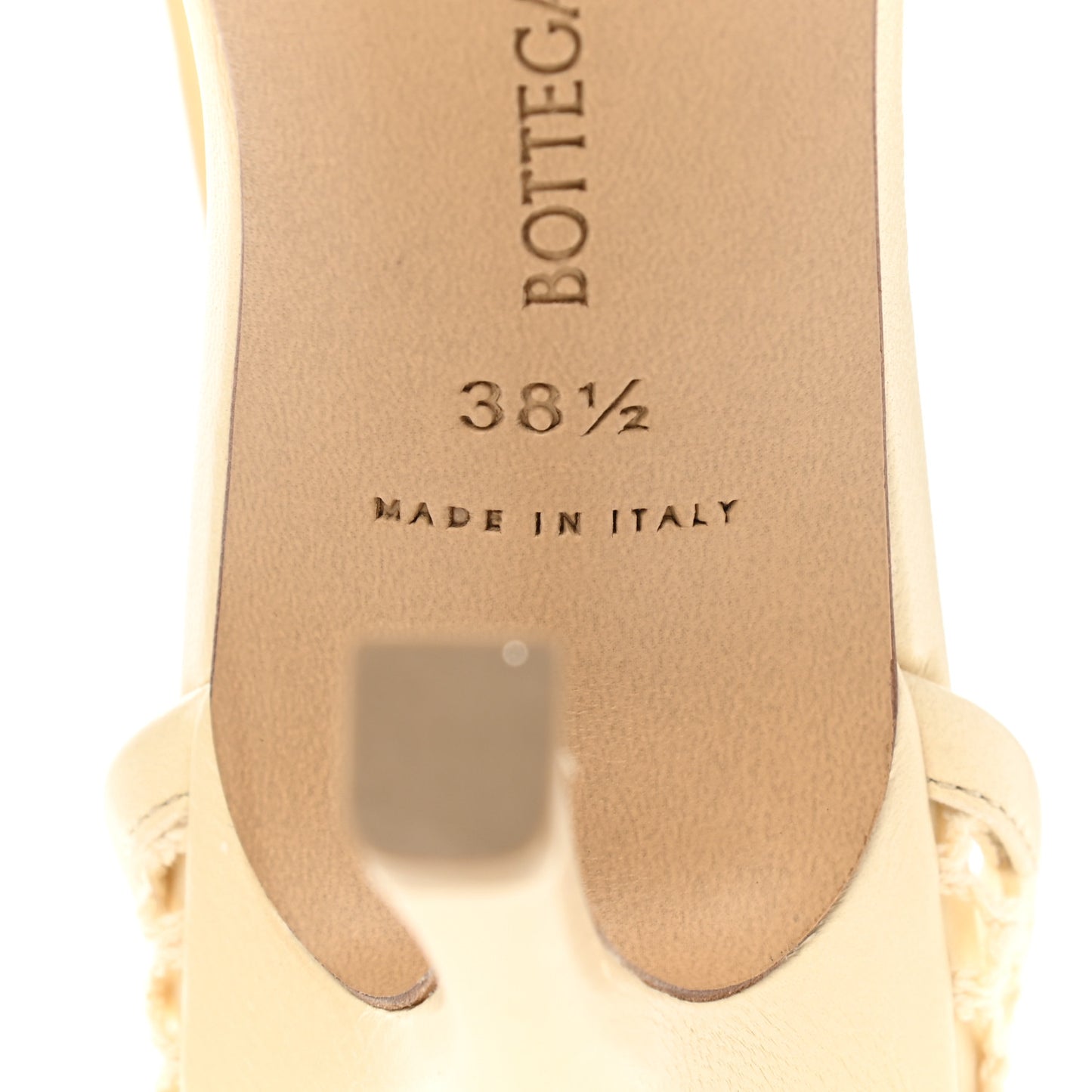 Mesh Nappa Stretch Ankle Tie Sandals 38.5 Toile