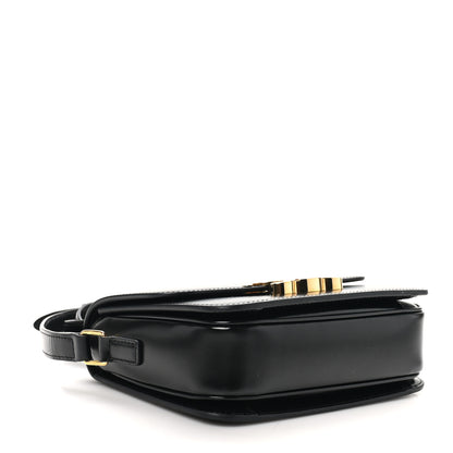 Celine Shiny Calfskin Teen Triomphe Black 4 of 10